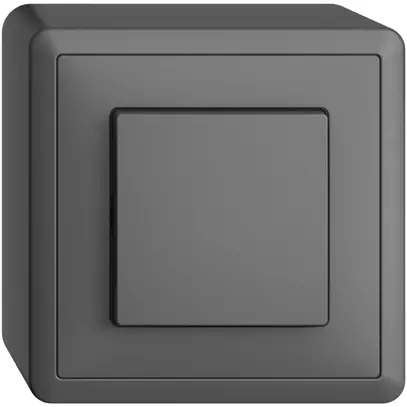 Interrupteur AP EDIZIOdue 3/1P gris foncé 