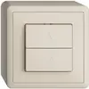 Pulsante per tapparella AP EDIZIOdue crema 1 canale 