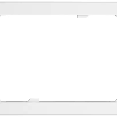Piastra frontale EDIZIO.liv SNAPFIX® per KNX-Panel 7" 120×180 mm bi 