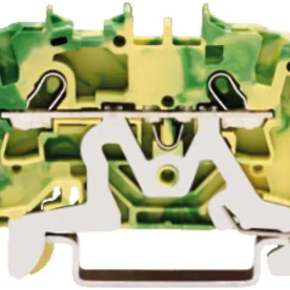 Borne de passage WAGO TOPJOB S 1.5mm² 2L vert/jaune série 2001 