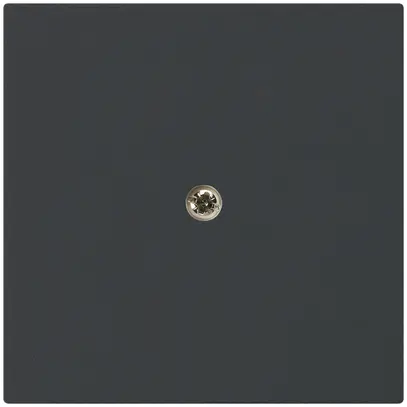 Placca frontale kallysto nero per 60×60 per elemento di potenza 