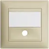 Kit frontale INC EDIZIOdue vanille 88×88mm per tasto suoneria 