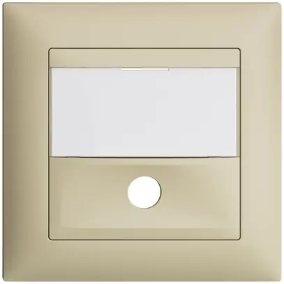 Kit frontale INC EDIZIOdue vanille 88×88mm per tasto suoneria 