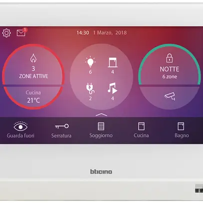 Hometouch video Legrand MyHOME, schermo 7" bianco 