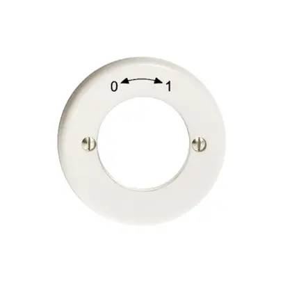 Kit frontal 0-1 blanc pour contact rotatif à impulsion à clé FH 