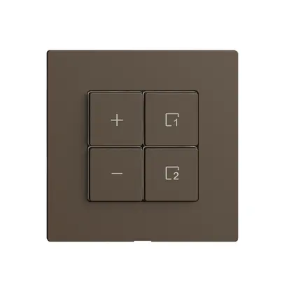 Comando per dimmer 1c scena/4t Edue Wiser coffee 