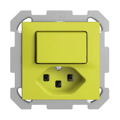 Combinazione INC A-R/1L+T23 16A EDIZIOdue lemon 