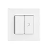 Kit recouvrement pour interrupteur 1c scène/2t Edue Wiser blanc 