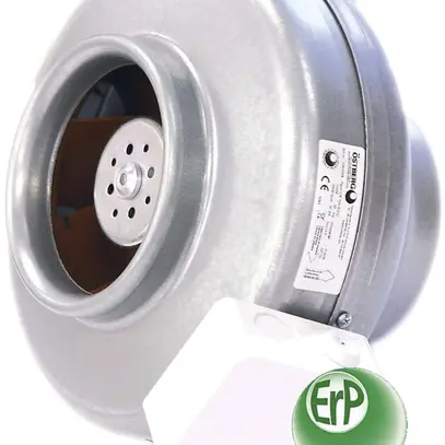 Rohreinbauventilator Östberg CK 200 A1 EC-y1 950m³/h 122W 2890 1/min Ø200mm 