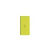 Poussoir 1/2 ENC horiz. Edue Wiser symbole lumière lemon 