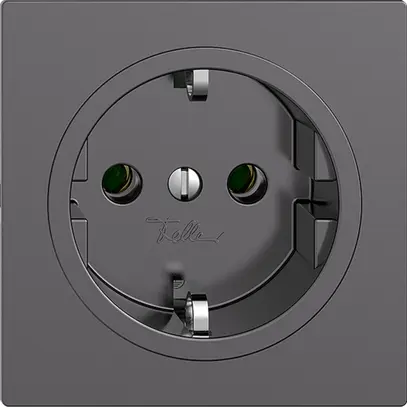 Presa SCHUKO EDIZIOdue F, 16A, 250VAC, L+N+PE grigio scuro 