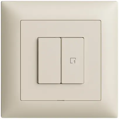 Interrupteur ENC 1K/2T scène Edue Wiser crema 