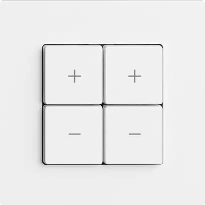 Stazione secondaria per dimmer 2c/4t WLAN Edue Wiser bianco 