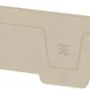 Piastra terminale Weidmüller serie A AEP 2C 1.5 100.23×2.1mm, beige 
