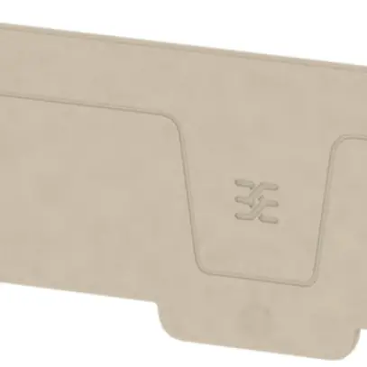 Piastra terminale Weidmüller serie A AEP 2C 1.5 100.23×2.1mm, beige 