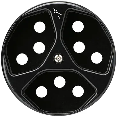 Disque frontal 3×type 13/1 basico noir avec sécurité enfants 