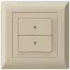Interruttore per tapparelle INC kallysto.line con 2 tasti di comando beige 