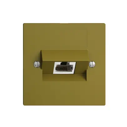 Presa INC 1×RJ45/s 4P ITplus EDIZIOdue olive 