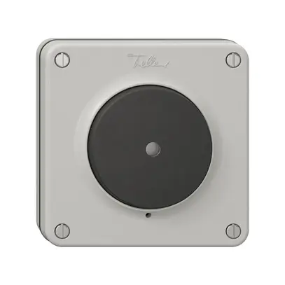 Contact à poussoir lumineux NUP NEVO, a.lentille frontale, LED jaune, F/O 1L.grc 