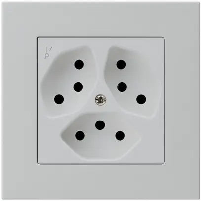 Presa INC kallysto.pro 3×T13/1S grigio chiaro 