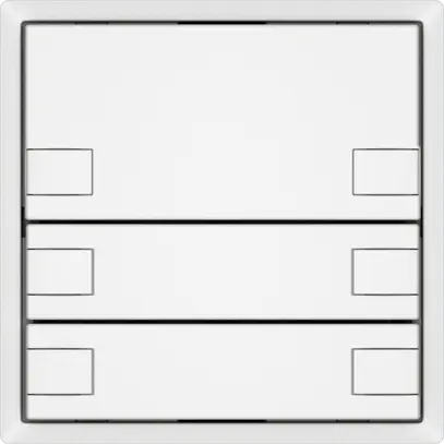 Pulsante universale EDIZIO.liv UNI SNAPFIX® 12…48V s.LED 3× com.2T bi 