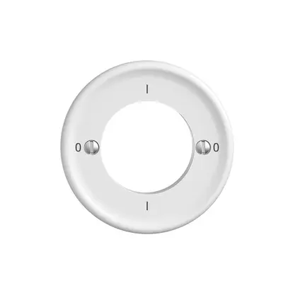 Kit frontale STANDARDdue 0-1-0-1 bianco per interrutore a chiave 