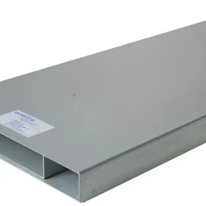 Canal de sol noyé 50×200mm zingué 