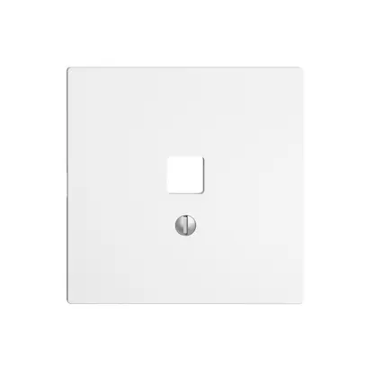 Kit frontal EDIZIOdue blanc 60×60mm pour interface USB 