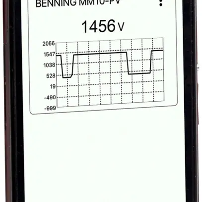 Multimetro digitale Benning MM 10-PV 1500VAC/2000VDC 10A 40MΩ Cat IV 600V 