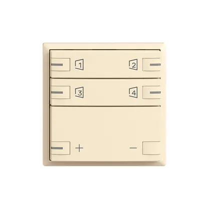 Kit de montage Edue zeptrionAIR F, WLAN variateur LED-RGB, 2×touche, 2×comm.van 