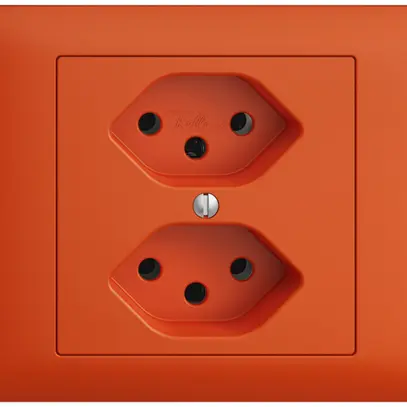 Prise INC EDIZIOdue 2×T13 orange 