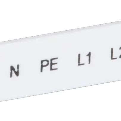 Nastro Zack ZB L1, L2, L3.N.PE bianco siglatura longit., 6mm 