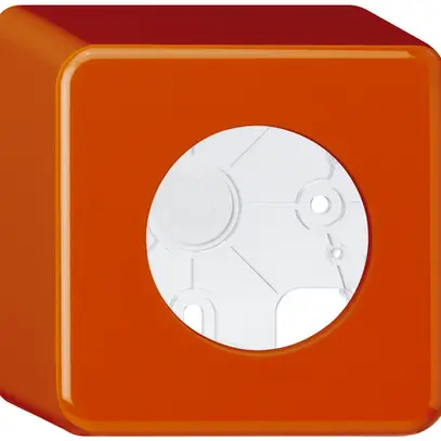 Boîtier AP basico orange h=54mm Ø43mm 