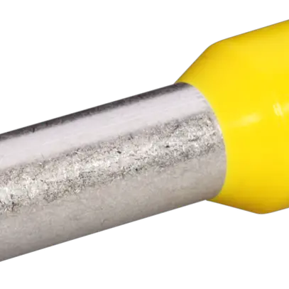 Embout de câble DIN isolé 25mm²/22mm jaune 