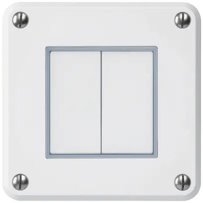 Interrupteur ENC robusto IP55 schéma 3/contact à poussoir blanc 