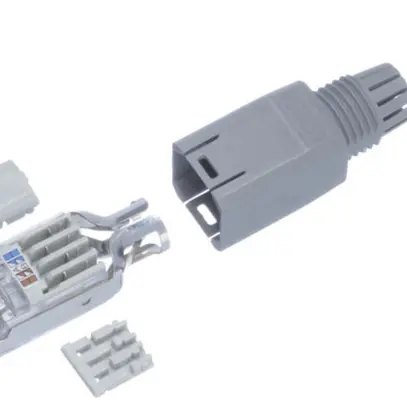 Feldstecker R&M FM45, RJ45/s/u Kat.5e AWG23…26, gerade, grau 