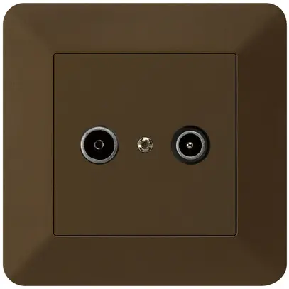 Presa di passaggio INC kallysto.trend R/TV 23dB marrone 