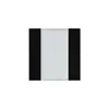 Face poussoir Hager basico KNX quadruple noir 45×45mm 