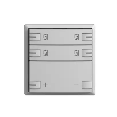 Kit montaggio Edue zeptrionAIR F, WLAN, dimmer, RGB-LED, 2×tasto, 2×commando grc 