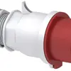Spina mobile CEE Bals 5P 32A 400V 3h rosso IP44 nich.Quick C. 