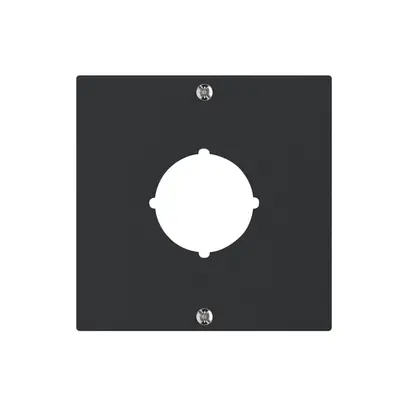 Plaque frontale kallysto pour ARRÊT D'URGENCE noir 