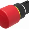 Tasto arresto emergenza INS EAO45 D30 rosso, sblocco ruotando 