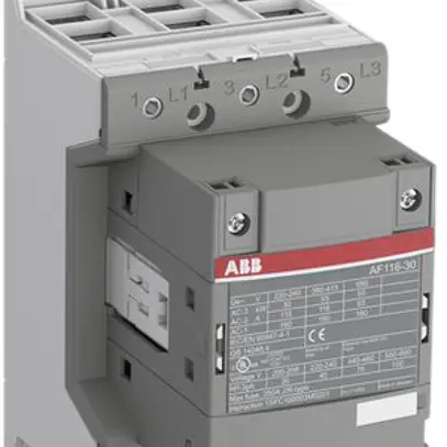Contattore ABB AF116-30-00-11 3P 160A/116A (AC-1/AC-3) 24…60VUC a vite 
