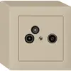 Prise d'antenne AP R/TV-données kallysto 19dB beige 