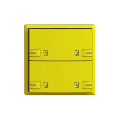 Kit montaggio EDIZIOdue zeptrionAIR F, WLAN, RGB-LED, 2×tasto, 2×commando lem 