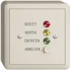 Station de porte AP EDIZIOdue pour signaux d'appel, crema, allemand 