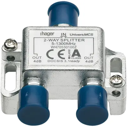 Répartiteur F Hager HMS 5…1300MHz 2 fois 