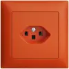 Presa INC EDIZIOdue T23 16A arancione, con morsetti innest. 
