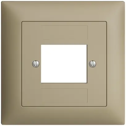 Kit frontale EDIZIOdue sand 88×88mm 4×RJ45 