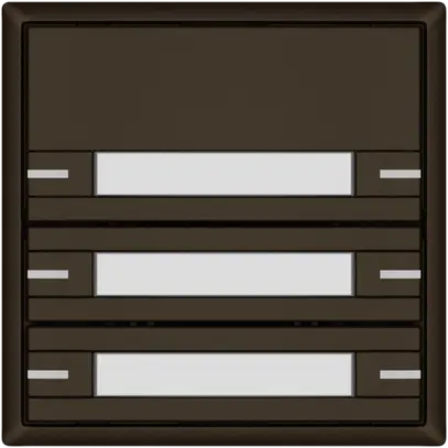 Pulsante KNX RGB EDIZIO.liv SNAPFIX® sensore temp.RGB-LED targ.6× com.1T ma 